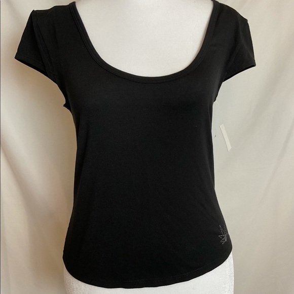 HIGH Demand Black Corset Style Jersey Top - Picture 4 of 7